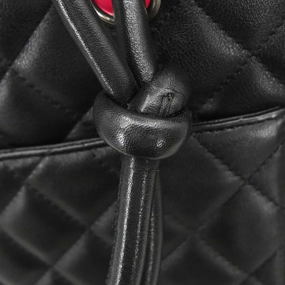 Chanel Black Calfskin Cambon Ligne Tote Handbag