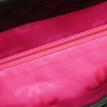 Chanel Black Calfskin Cambon Ligne Tote Handbag