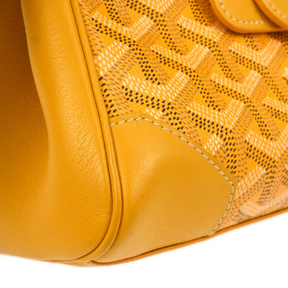 Goyard Yellow Saigon Souple Mini 2way Shoulder Handbag