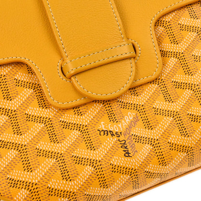 Goyard Yellow Saigon Souple Mini 2way Shoulder Handbag