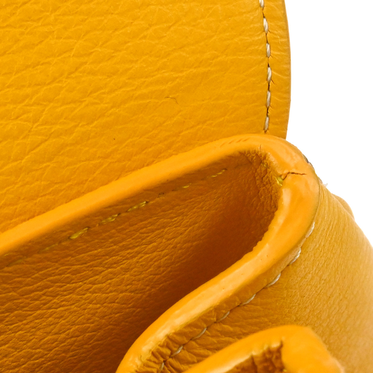Goyard Yellow Saigon Souple Mini 2way Shoulder Handbag
