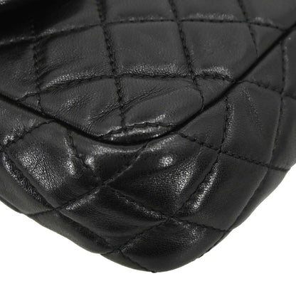 Chanel Black Lambskin Valentine East West Shoulder Bag