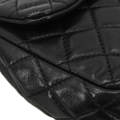 Chanel Black Lambskin Valentine East West Shoulder Bag