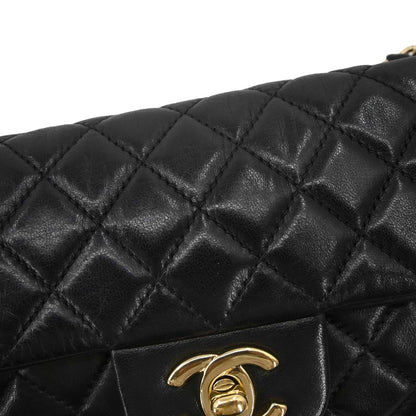 Chanel Black Lambskin Valentine East West Shoulder Bag
