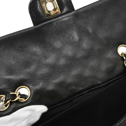 Chanel Black Lambskin Valentine East West Shoulder Bag