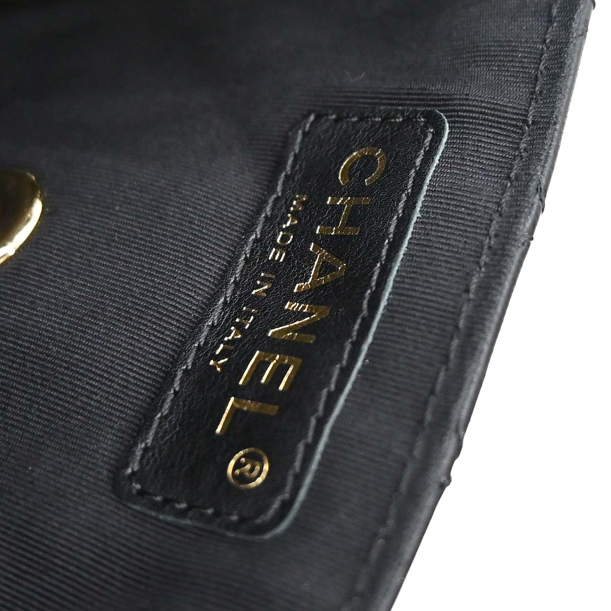 Chanel Black Lambskin Valentine East West Shoulder Bag
