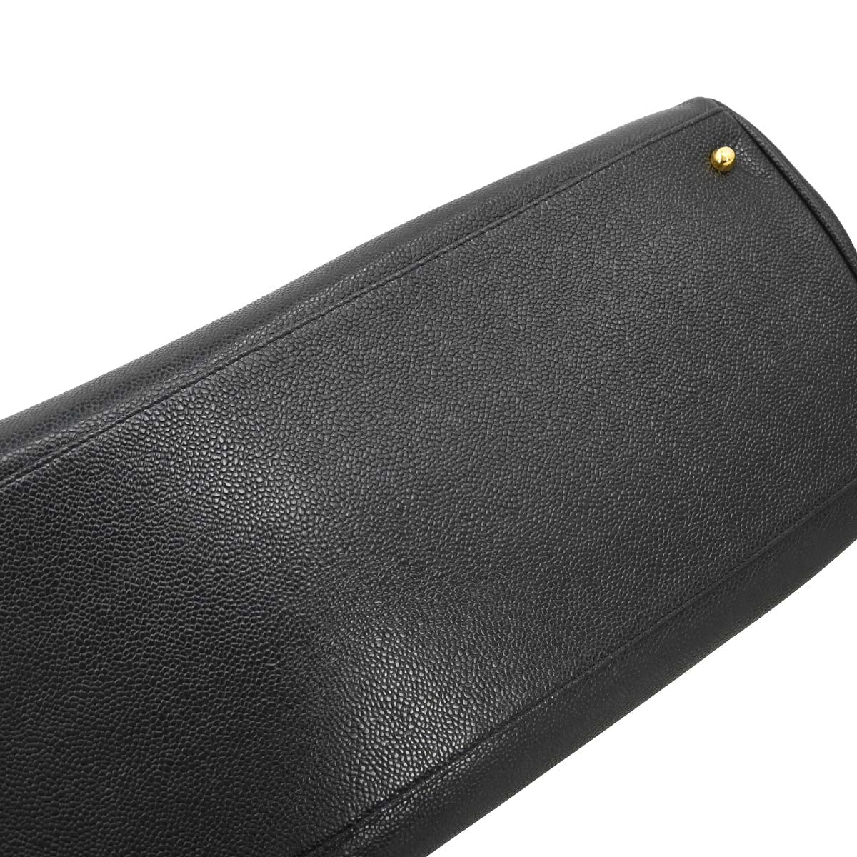 Chanel Black Caviar Skin Supermodel Tote Shoulder Bag