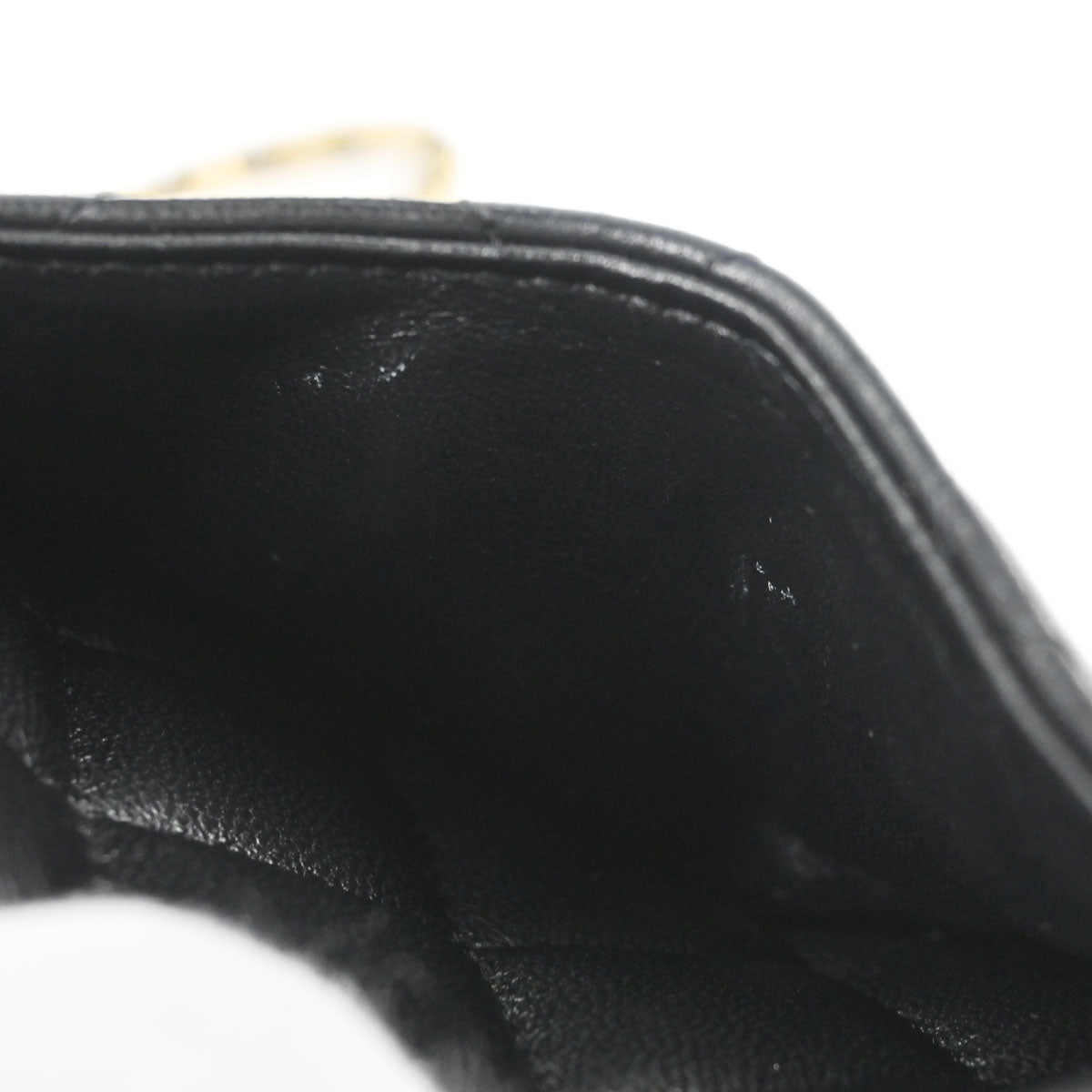 Chanel Black Lambskin Classic WOC Wallet on Chain Bag