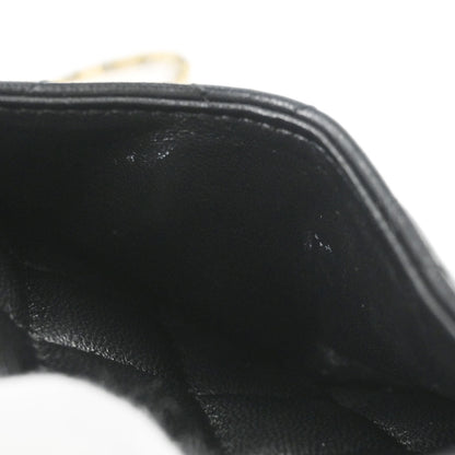 Chanel Black Lambskin Classic WOC Wallet on Chain Bag
