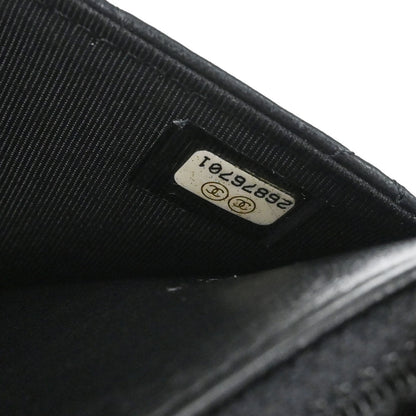 Chanel Black Lambskin Classic WOC Wallet on Chain Bag