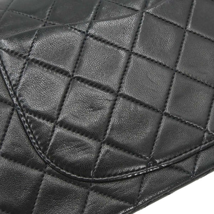 Chanel Black Lambskin Small Classic Double Flap Shoulder Bag
