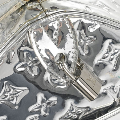 Louis Vuitton Silver Monogram Miroir Speedy 35 Handbag M95786