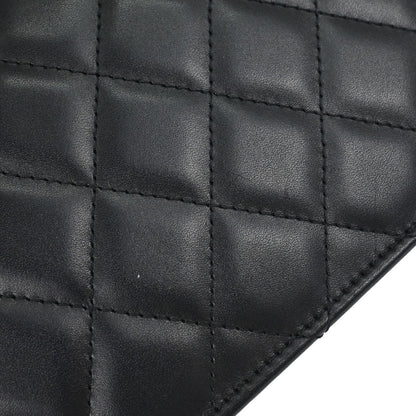 Chanel Black Calfskin Cambon Ligne WOC Wallet on Chain Shoulder Bag