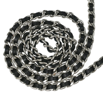 Chanel Black Calfskin Cambon Ligne WOC Wallet on Chain Shoulder Bag