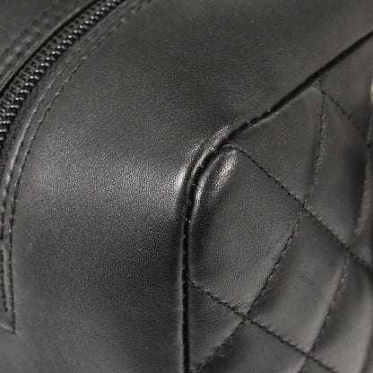 Chanel 2005-2006 Black Calfskin Cambon Ligne Bowling Bag 27
