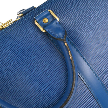 Louis Vuitton Blue Epi Keepall 50 Travel Handbag M42965