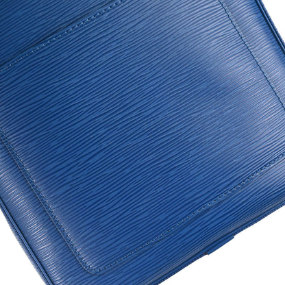 Louis Vuitton Blue Epi Keepall 50 Travel Handbag M42965