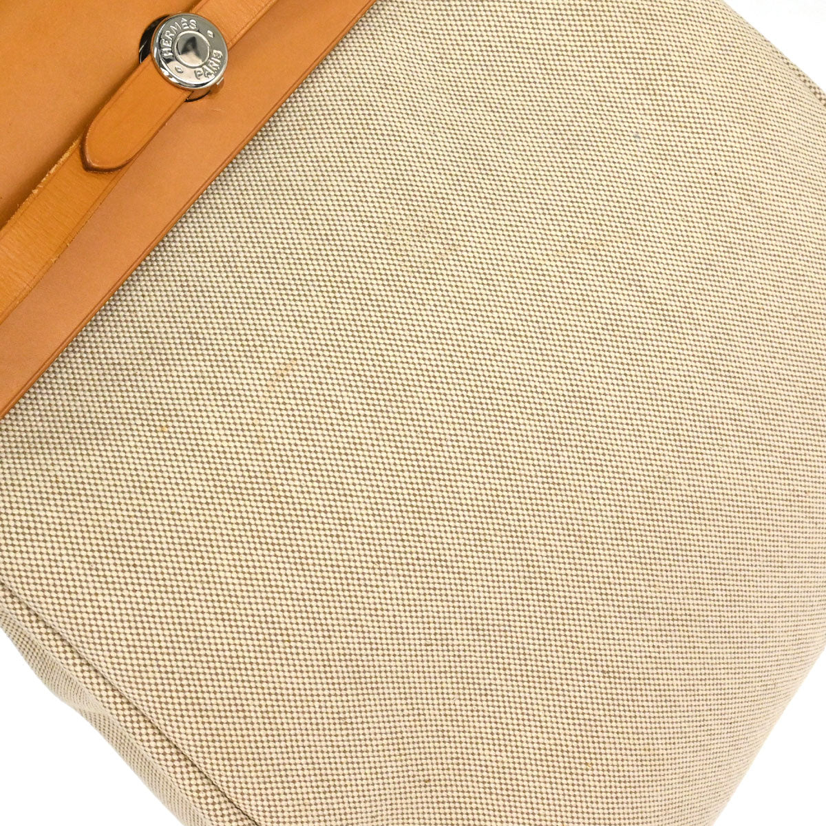 Hermes Natural Toile H Herbag a Dos 2 in 1 Backpack