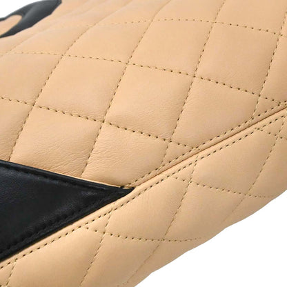 Chanel Beige Calfskin Cambon Ligne Tote Handbag