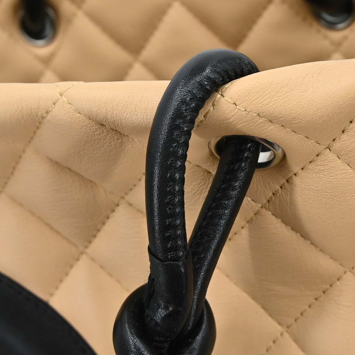 Chanel Beige Calfskin Cambon Ligne Tote Handbag