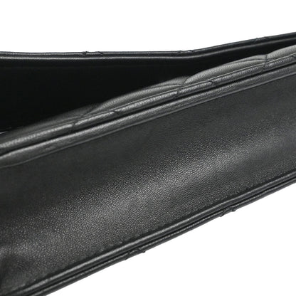 Chanel Black Lambskin Classic WOC Wallet on Chain Bag