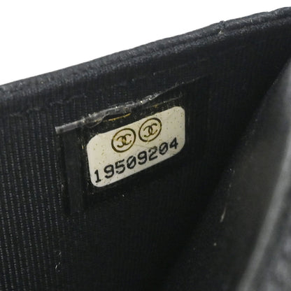Chanel Black Lambskin Classic WOC Wallet on Chain Bag