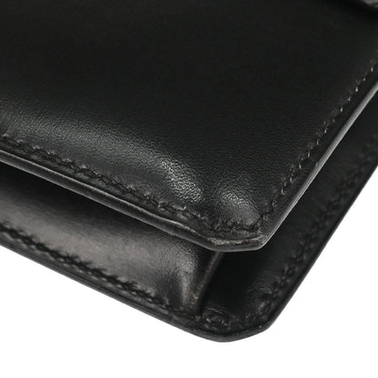 Hermes Black Box Calf Medor Shoulder Bag