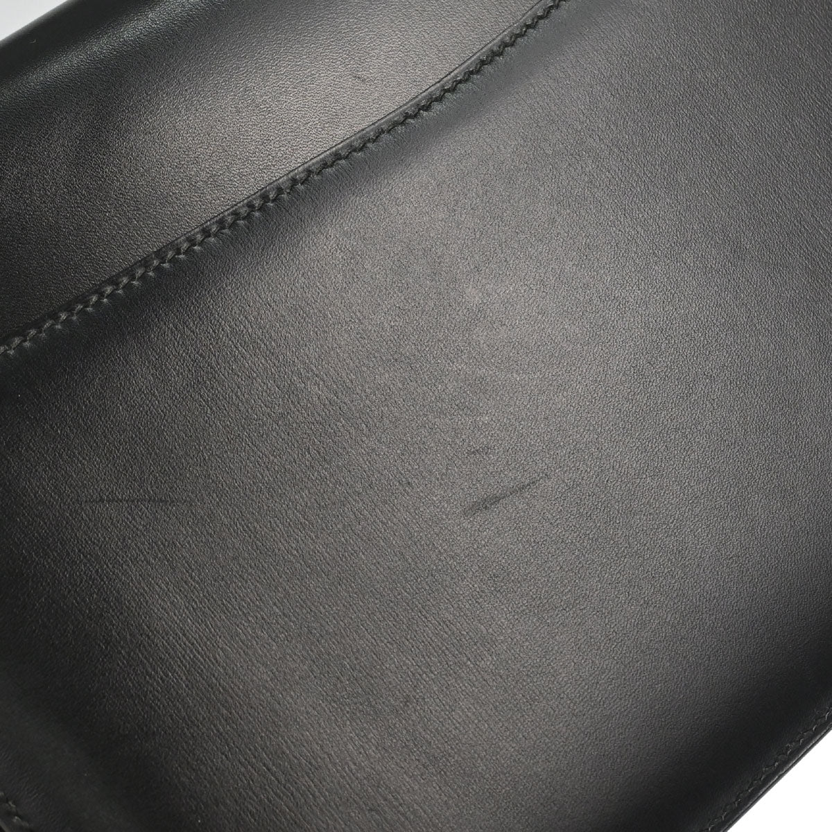 Hermes Black Box Calf Medor Shoulder Bag