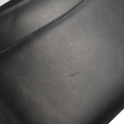 Hermes Black Box Calf Medor Shoulder Bag