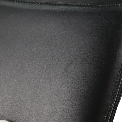 Hermes Black Box Calf Medor Shoulder Bag
