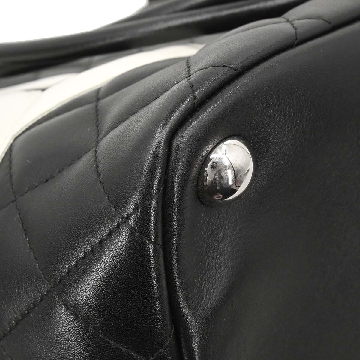 Chanel Black Calfskin Cambon Ligne Tote Handbag