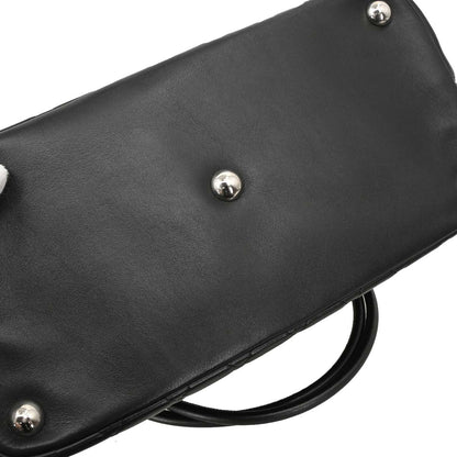 Chanel Black Calfskin Cambon Ligne Tote Handbag