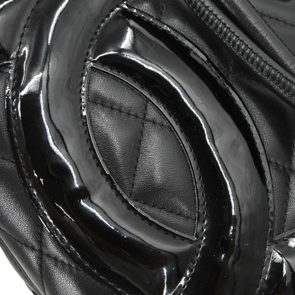 Chanel Black Calfskin Cambon Ligne Tote Handbag