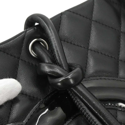 Chanel Black Calfskin Cambon Ligne Tote Handbag