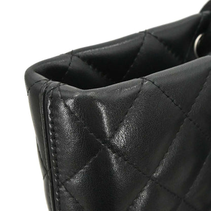 Chanel Black Calfskin Cambon Ligne Tote Handbag