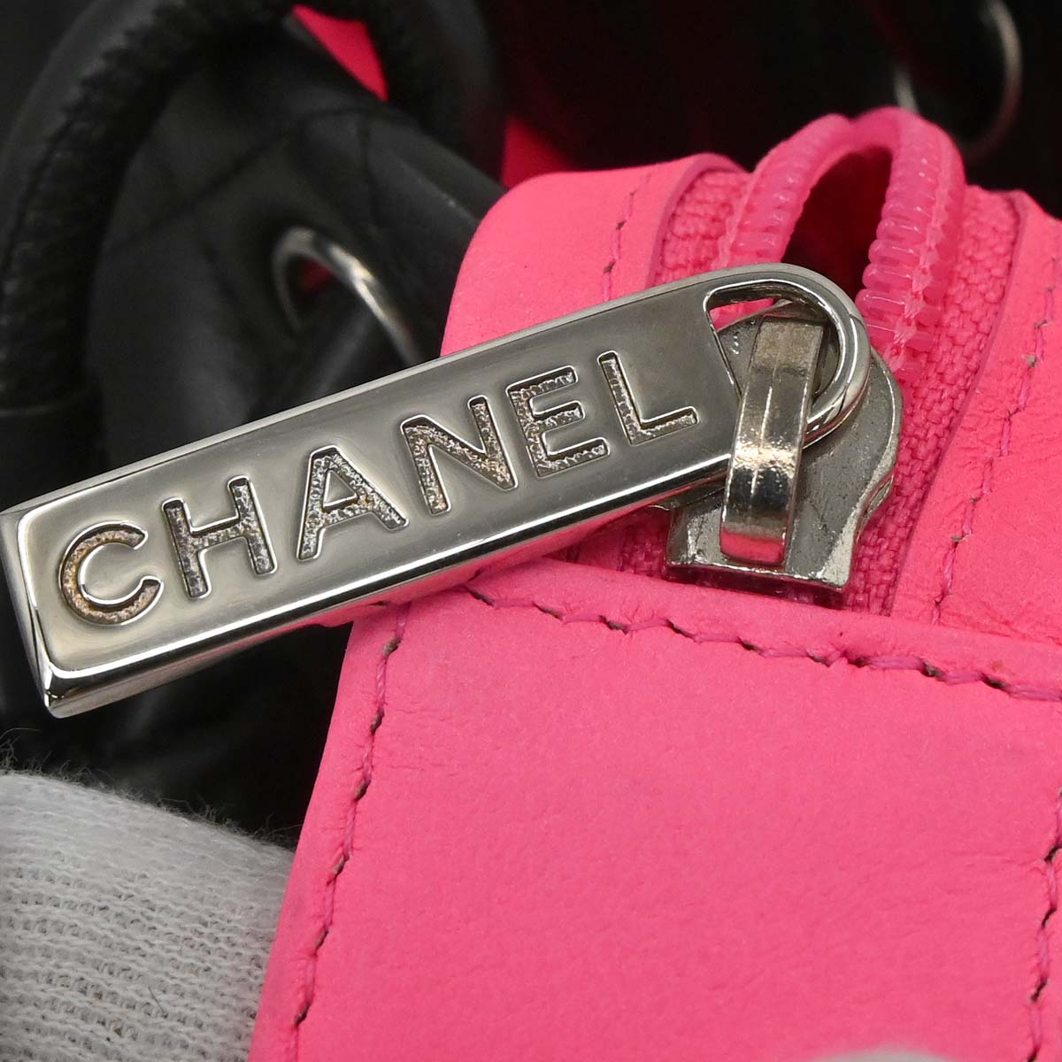 Chanel Black Calfskin Cambon Ligne Tote Handbag
