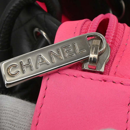Chanel Black Calfskin Cambon Ligne Tote Handbag