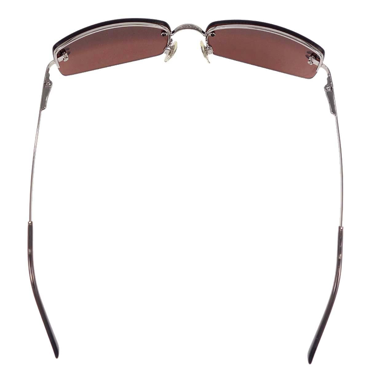 Chanel Sunglasses Eyewear Brown Rhinestone 56□16 Small Good