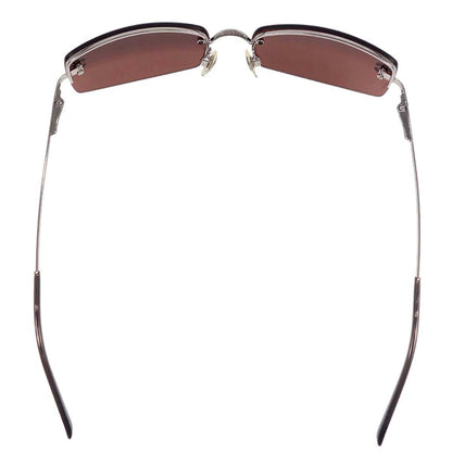 Chanel Sunglasses Eyewear Brown Rhinestone 56□16 Small Good