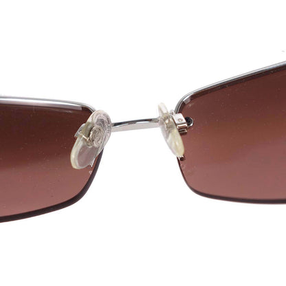 Chanel Sunglasses Eyewear Brown Rhinestone 56□16 Small Good