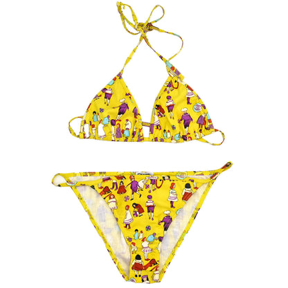 Chanel 2001 Swimwear Swimsuit Yellow #40