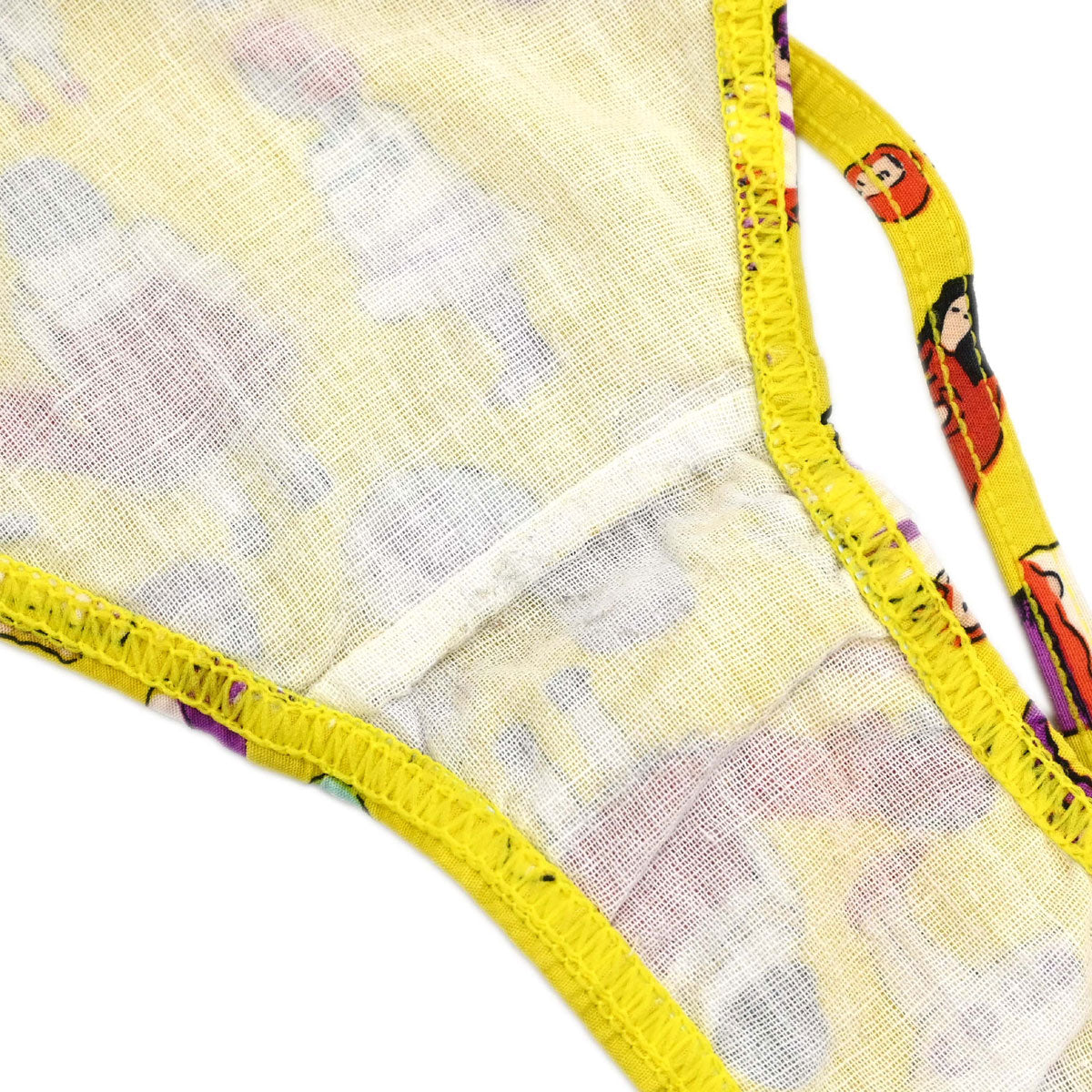 Chanel 2001 Swimwear Swimsuit Yellow #40