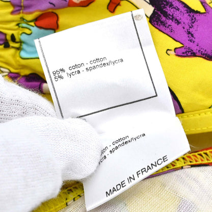 Chanel 2001 Swimwear Swimsuit Yellow #40
