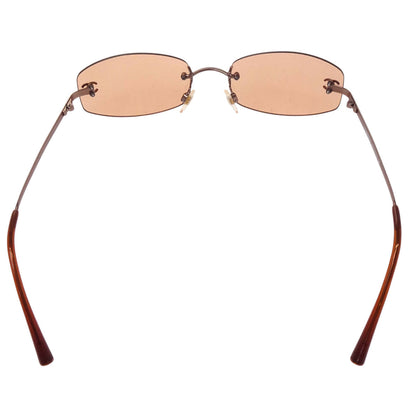 Chanel Sunglasses Eyewear Brown 54□19 Small Good