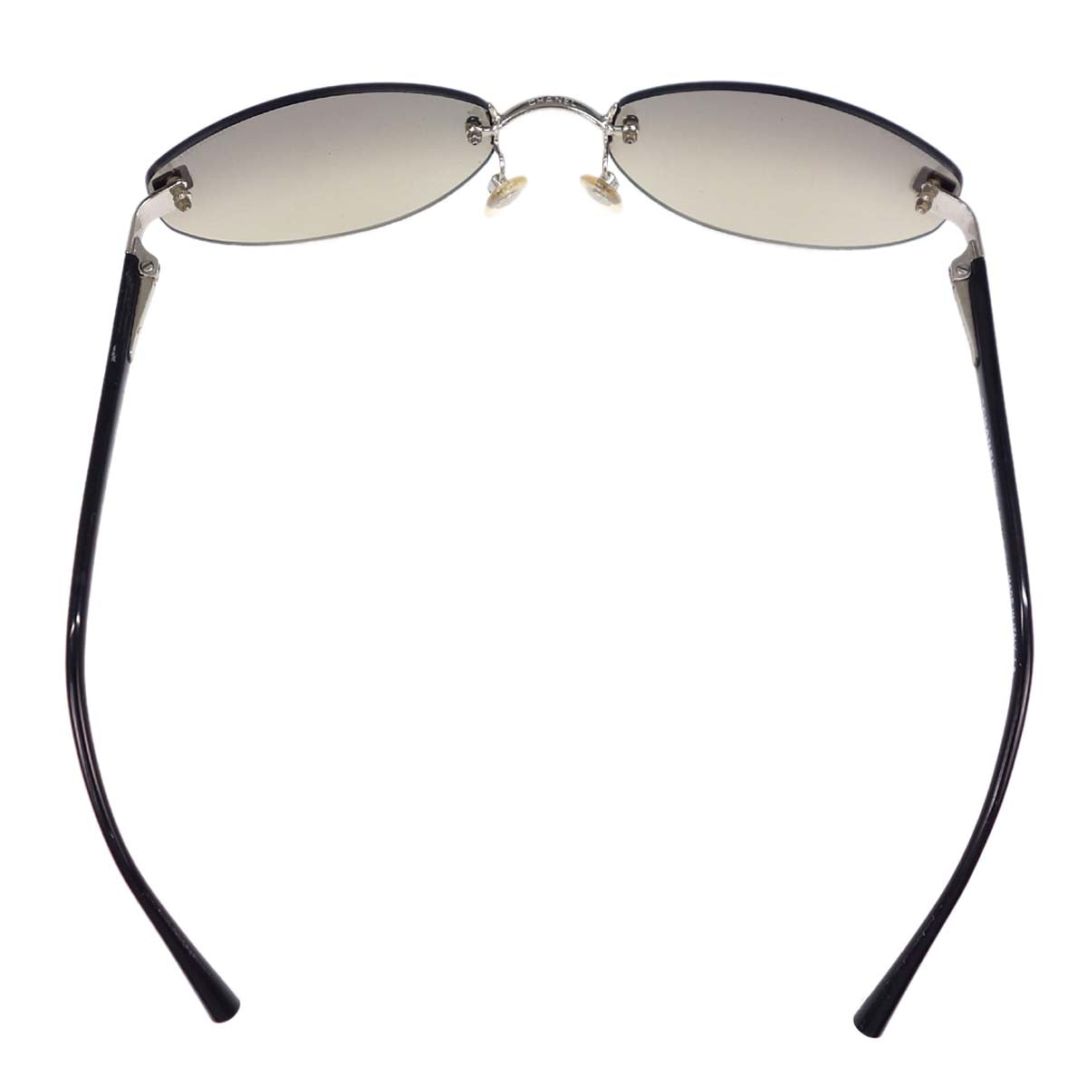 Chanel Sunglasses Eyewear Black 58□18 Small Good