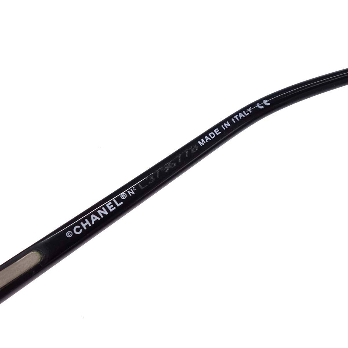 Chanel Sunglasses Eyewear Black 58□18 Small Good