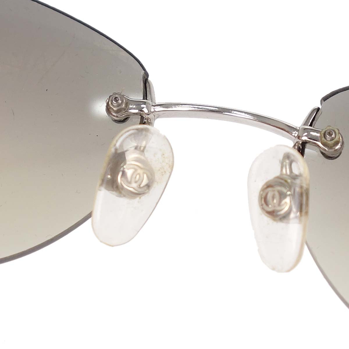 Chanel Sunglasses Eyewear Black 58□18 Small Good