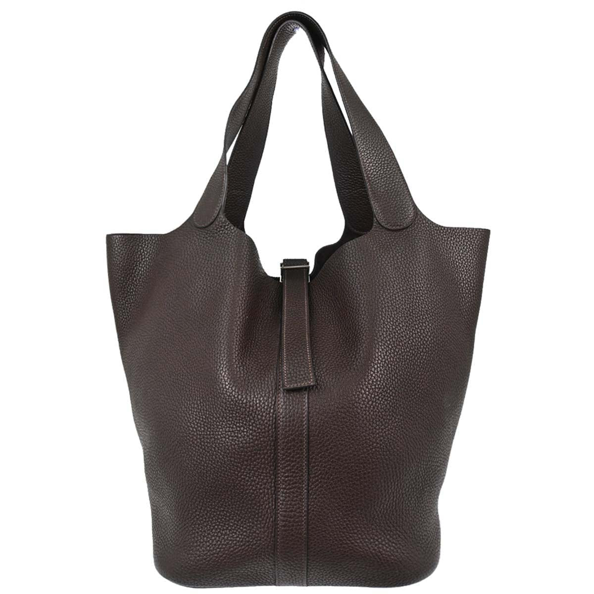 Hermes Cafe Taurillon Clemence Picotin 31 TGM Handbag