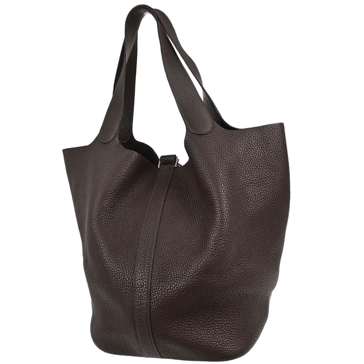 Hermes Cafe Taurillon Clemence Picotin 31 TGM Handbag