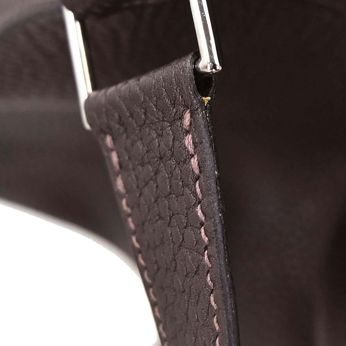 Hermes Cafe Taurillon Clemence Picotin 31 TGM Handbag